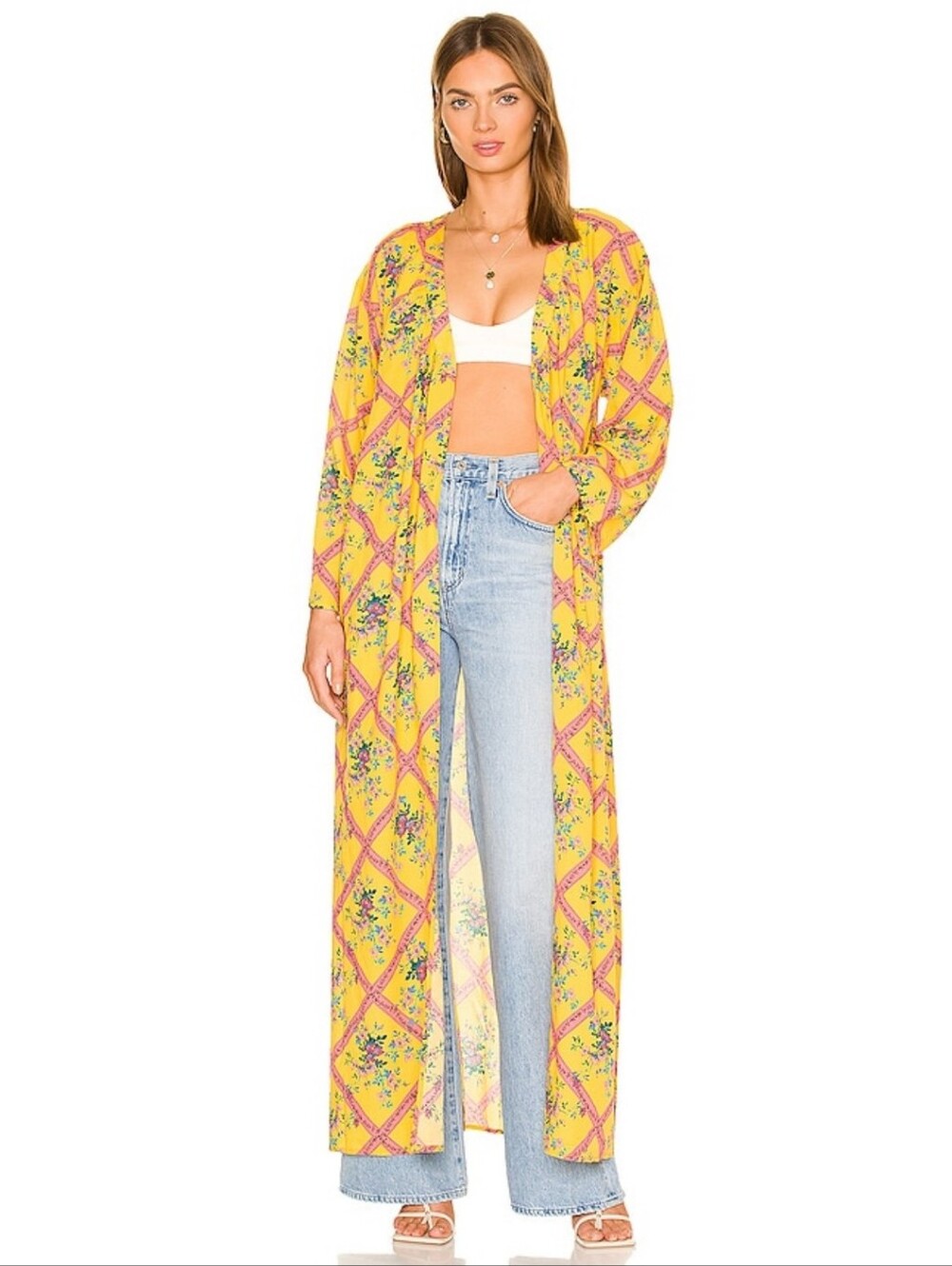Intimately Free People I'm The One Kimono Robe Sun Combo XS/S Bohemian Hippie